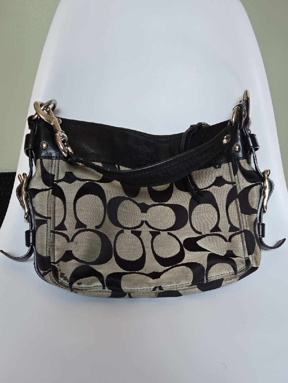 Coach Canvas Shoulder Bag